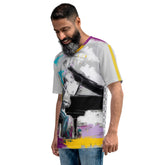 Geometric Harmony Abstract Men's Crew Neck T-Shirt