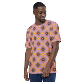 Jungle Spirit men's crewneck t-shirt in tropical print