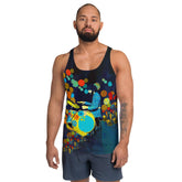 NS-1001 Men's Tank Top in action at the gym.