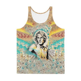 Eye-catching SurArt 1 32 Men's Tank Top featuring surf-inspired artwork for a distinctive summer vibe.