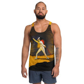 Unique SurArt 107 Men's Tank Top featuring exclusive surf art for a standout look.