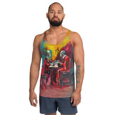 Skeleton Dance Party Men's All-Over Print Tank - Beyond T-shirts