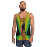 Retro Chic Revival Men's All-Over Print Tank Top - Beyond T-shirts