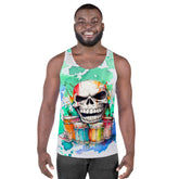 Groovy Guitarist Grins Men's Tank Top