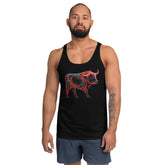 Charismatic Cheetah Chase Men's Tank Top