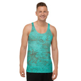 Weathered Stone All-Over Print Men's Tank Top