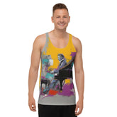 Elegant Abstraction All-Over Print Men's Tank Top