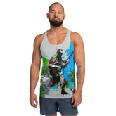Tranquil Shadows Minimalist Abstract Men's Tank Top
