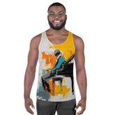 Abstract Elegance Minimalist Men's Tank Top
