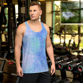 Satin Dream Texture Men's Tank Top