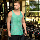 Jacquard Opulence Texture Men's Tank Top
