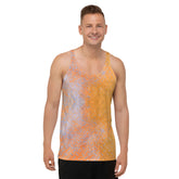 Jacquard Elegance Texture Men's Tank Top