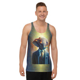 Safari Explorer Elephant All-Over Print Men's Tank Top