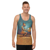 Jazz Cat All-Over Print Men's Tank Top