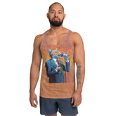 Safari Explorer Cat All-Over Print Men's Tank Top