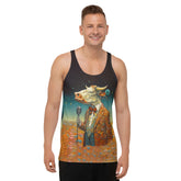 Goat Fashionista All-Over Print Men's Tank Top