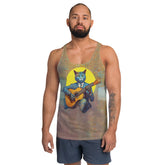 Cat's Serenity All-Over Print Men's Tank Top