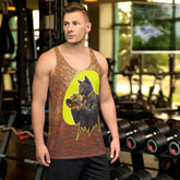 Cat Chic All-Over Print Men's Tank Top
