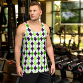Diamond Cascade"All-Over Print Men's Tank Top
