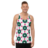 Carbon Cut Diamond Maze Men's Tank Top