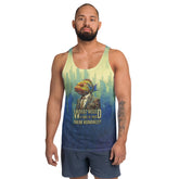 Laid-Back Sloth Relaxation All-Over Print Men's Tank Top