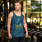 Gentleman Bear Cigar Aficionado All-Over Print Men's Tank Top