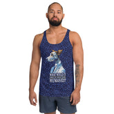 Jovial Jellyfish Beachgoer All-Over Print Men's Tank Top
