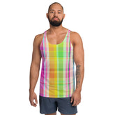 Escape to paradise with the Tropical Vibes Men's Tank Top, featuring lush, island-inspired designs.