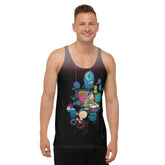 Blossom Bliss Men's Tank Top front view