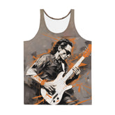 Silver Lining Men's athletic tank top in minimalist style.