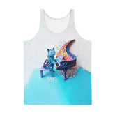 Origami Crane Serenity Men's Tank Top with serene design.