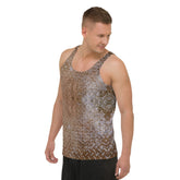 Cozy Chenille Texture Men's Tank Top