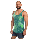 Waffle Weave Texture Men's Tank Top