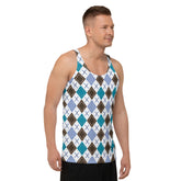 Opulent Diamonds All-Over Print Men's Tank Top