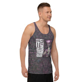 Cool Cat Skateboarder All-Over Print Men's Tank Top