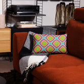 Tribal Chic decorative pillow with unique patterns