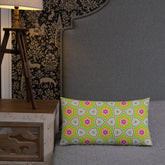 Abstract design premium accent pillow for modern home decor.