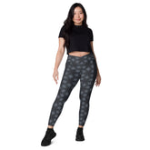 Electric Skyline Crossover Leggings With Pockets