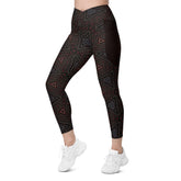 Urban Camo Crossover Leggings with Pockets