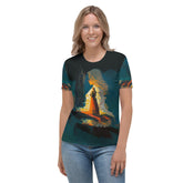 Exclusive SurArt 67 Women's T-shirt with elegant artistic design for style connoisseurs.