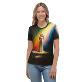 SurArt 69 Women's Tee: Where art meets the surf in fashion.