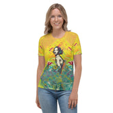 Surfing 1 49 Women's Tee brings the ocean's vibe to everyday fashion.