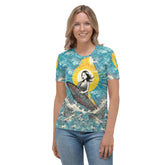 Surfing 1 40 Women's Tee - Perfect for beach days.