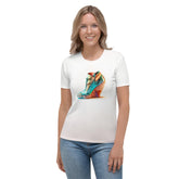TechStride Women's All-Over Print Futuristic Shoes T-Shirt - Beyond T-shirts
