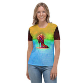 Fusion Flash Futuristic Shoes Women's All-Over Print T-Shirt - Beyond T-shirts