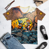 Groove Artistry All-Over Print Women's Crew Neck T-Shirt - Beyond T-shirts