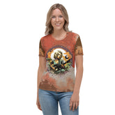 Vibrant Violin Vignette Women's T-Shirt