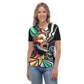 Artistic Aria All-Over Print Women's Crew Neck