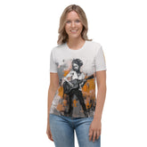 Artistic Abstraction Women's Crew Neck T-Shirt