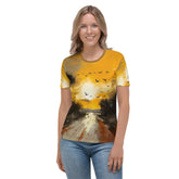 Mountain Retreat Landscape Women's Crew Neck T-Shirt